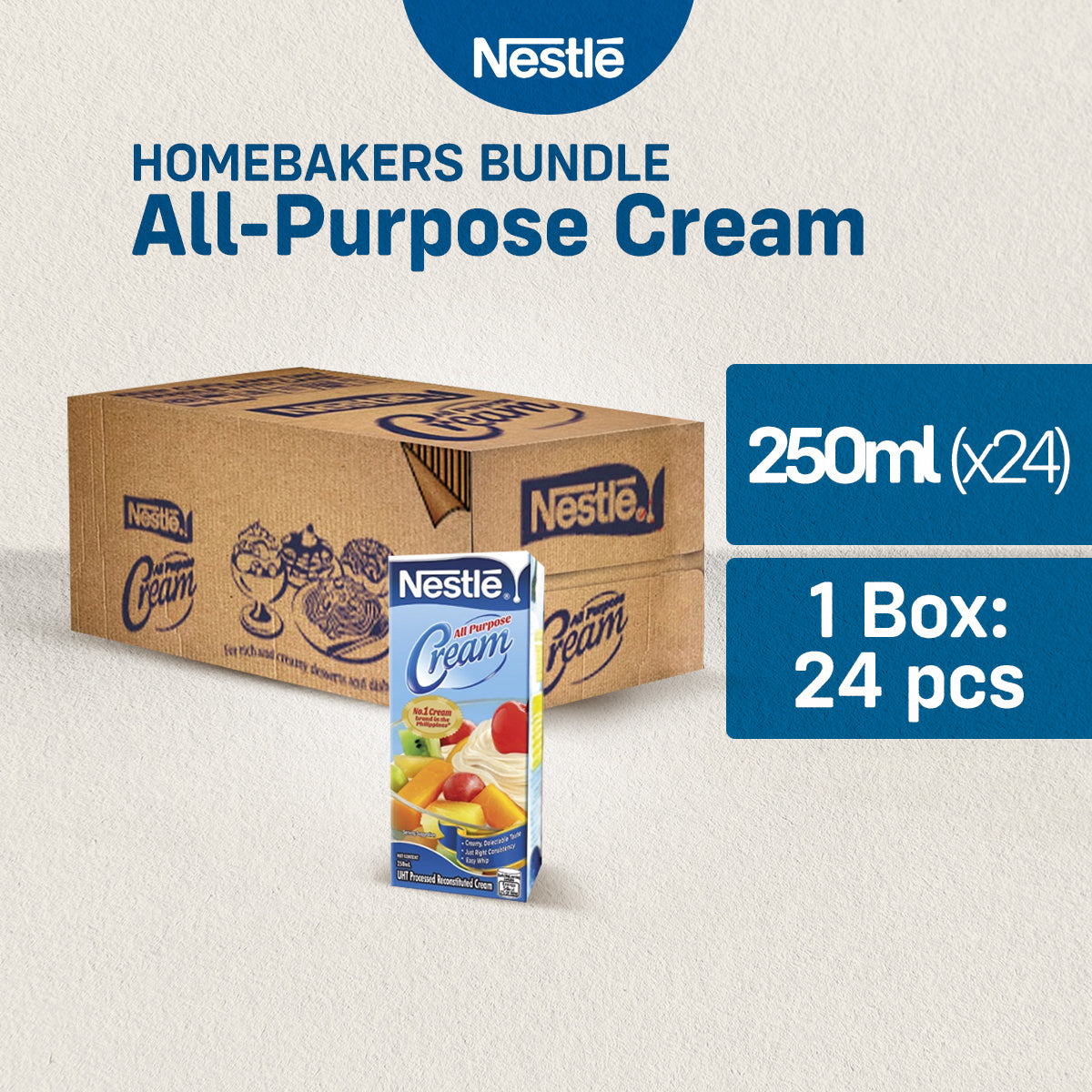 Nestle All Purpose Cream 250ml x 24pcs加工食品の種類その他