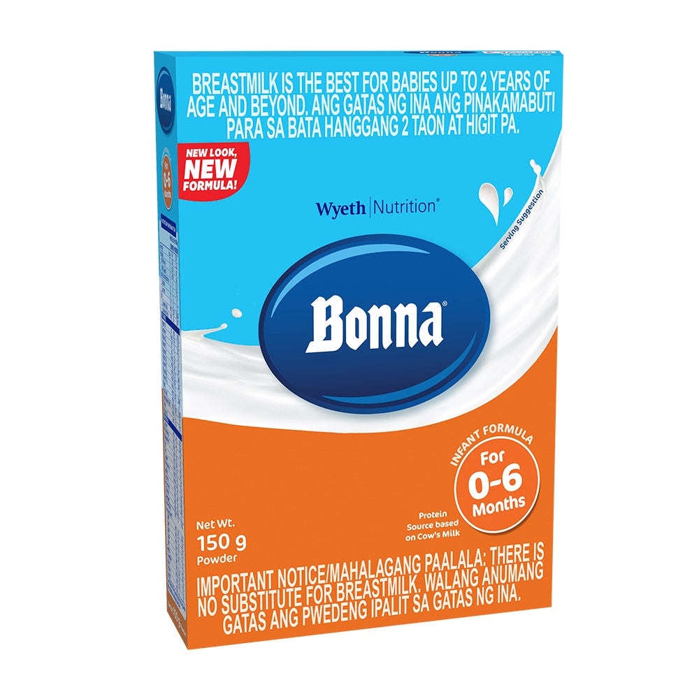 BONNA Stage 1 Infant Formula for 0 to 6 months, 900g Box - CSI Supermarket