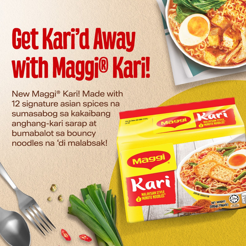 [BUY 5 PACKS, GET 1 FREE] Maggi Kari Noodles 79g