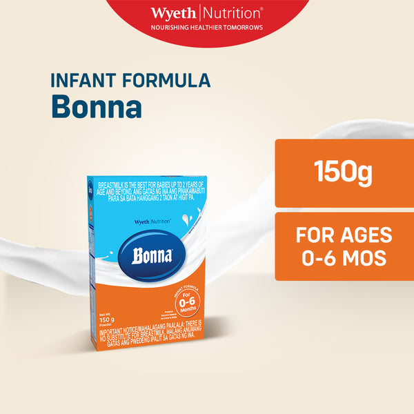 BONNA Stage 1 Infant Formula for 0 to 6 months 150g