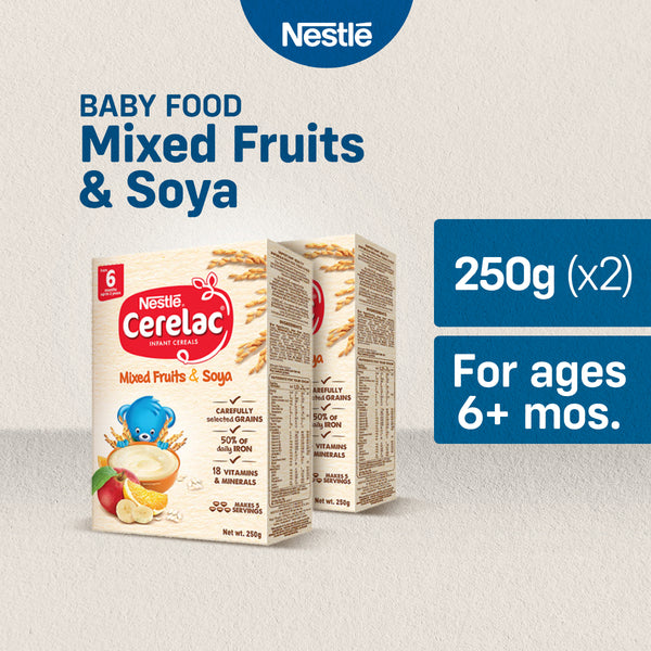 CERELAC, Mixed Fruits & Soya Infant Cereal 250g