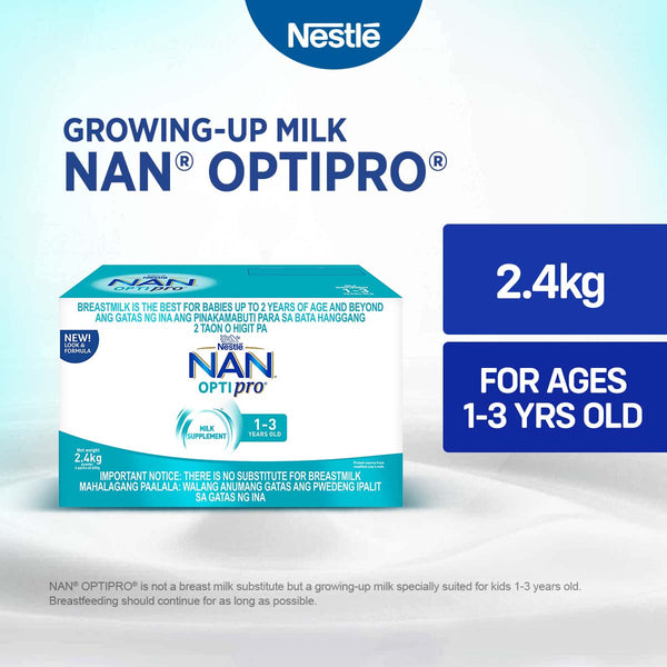 NAN OptiPro Three Milk Supplement For Children 1-3 Years Old 2.4kg