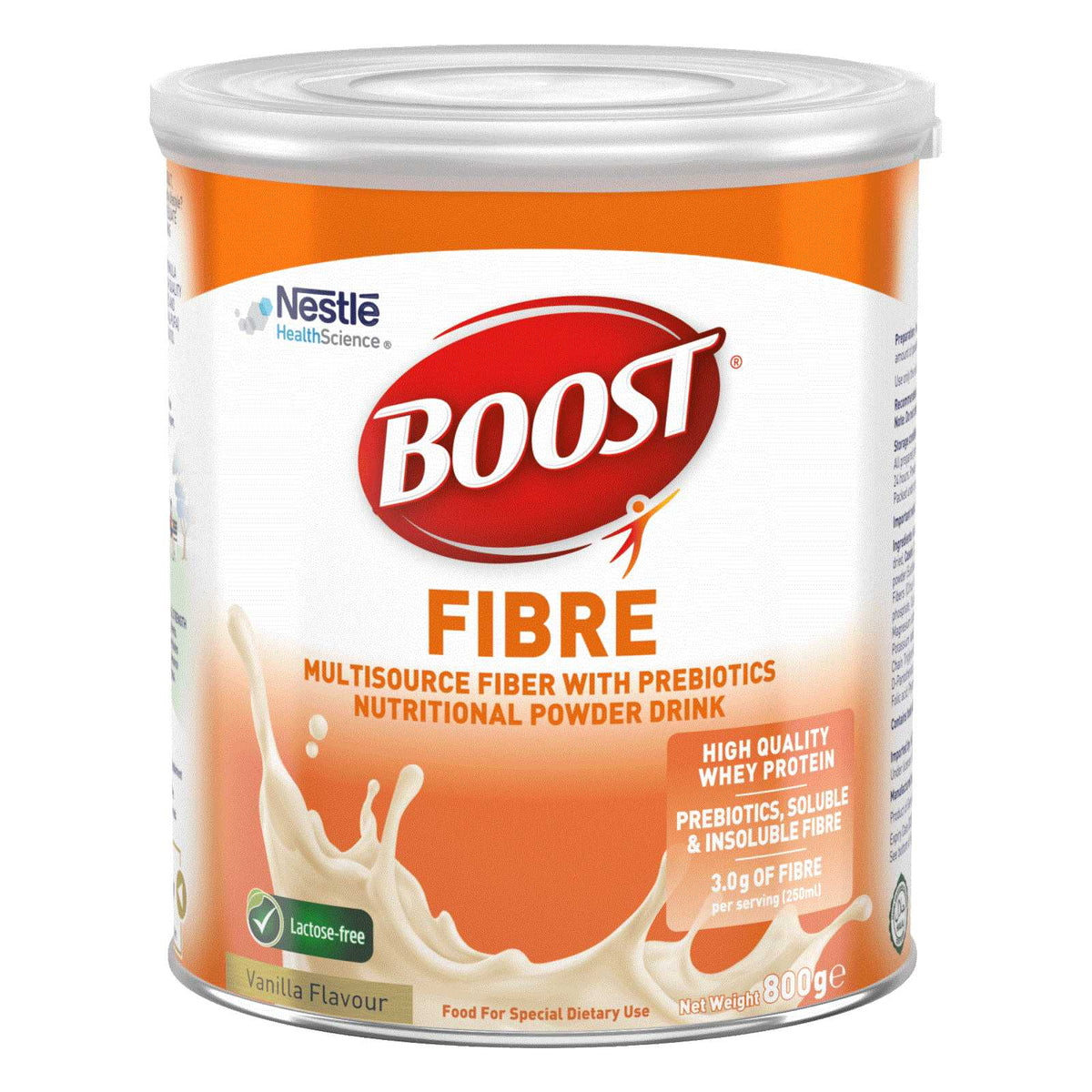 Boost Fibre Vanilla Nutritional Powder Drink 800g