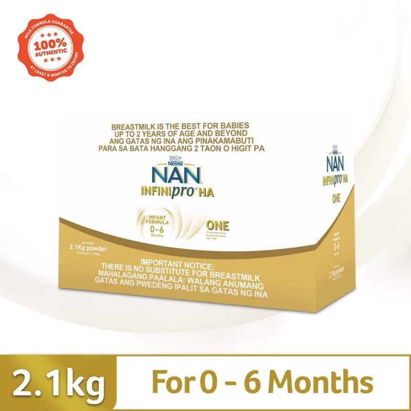 Nan Infinipro HA One Infant Formula for 0 to 6 Months 2.1kg