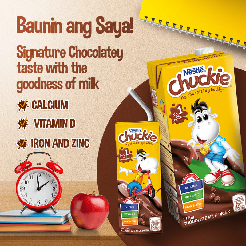 Chuckie Chocolate-Flavoured Milk 110ml - Pack of 20