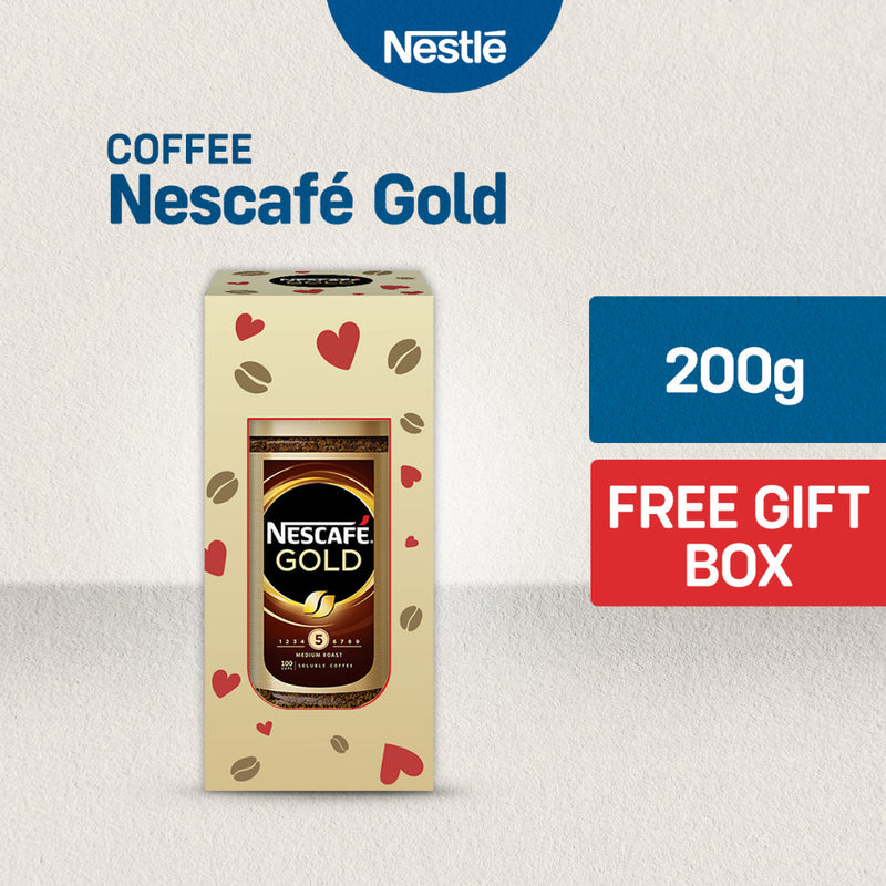 [With Gift Box] Nescafe Gold Premium Instant Coffee 200g