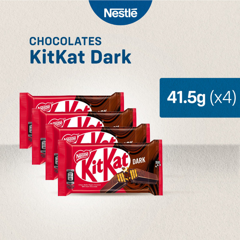 KitKat Fine Dark Chocolate 41.5g - Pack of 4