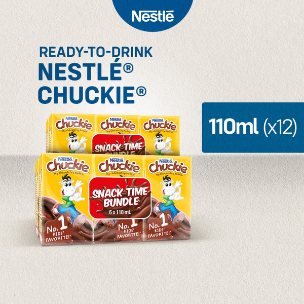 Chuckie Chocolate Flavoured Milk 110ml - Pack of 12