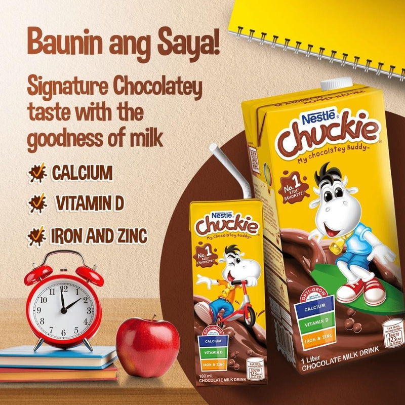 Chuckie Chocolate Milk 110ml x24 + Nido Nutrisnax Strawberry Carrot & Banana Carrot x12