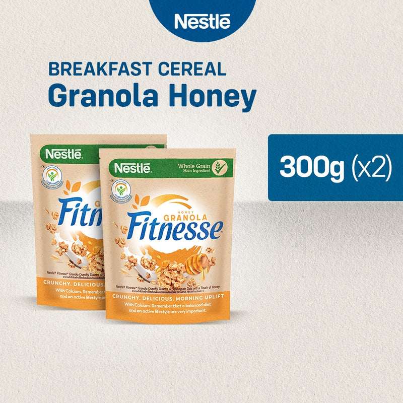 Fitnesse Granola Honey Breakfast Cereal 300g - Pack of 2