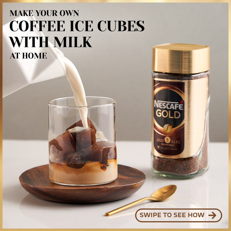 NESCAFE Gold Instant Coffee 200g with FREE Double Wall Glass Mug